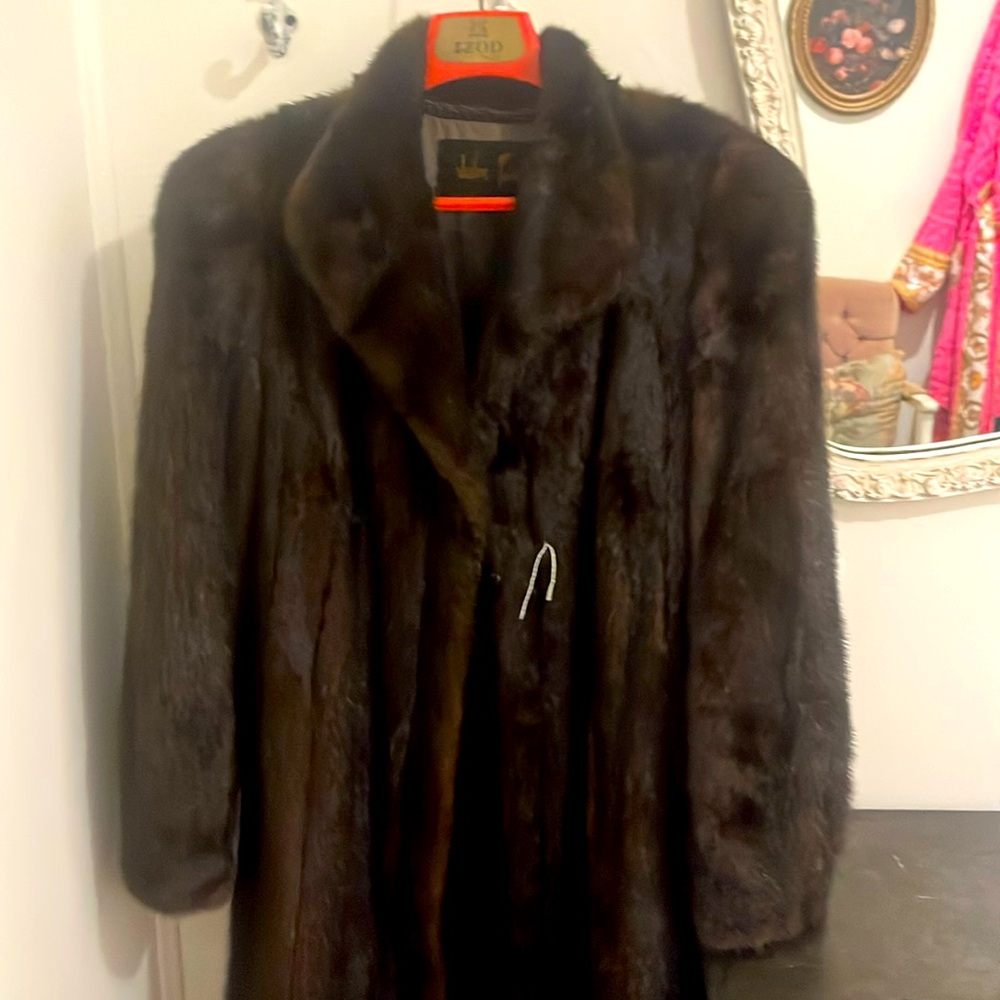 Full link mink coat